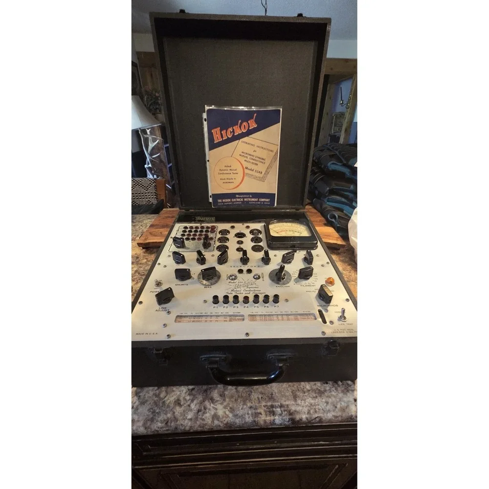 Hickok 534B Dynamic Mutual Conductance Tube Tester, Analyzer, UNIT WORKS